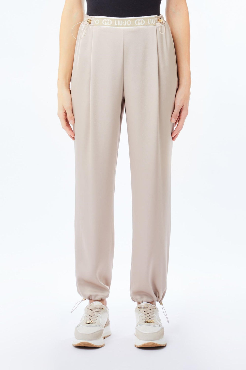 Pantaloni LIU JO de Dama IMBRACAMINTE LIU JO Bej XS 805952408537