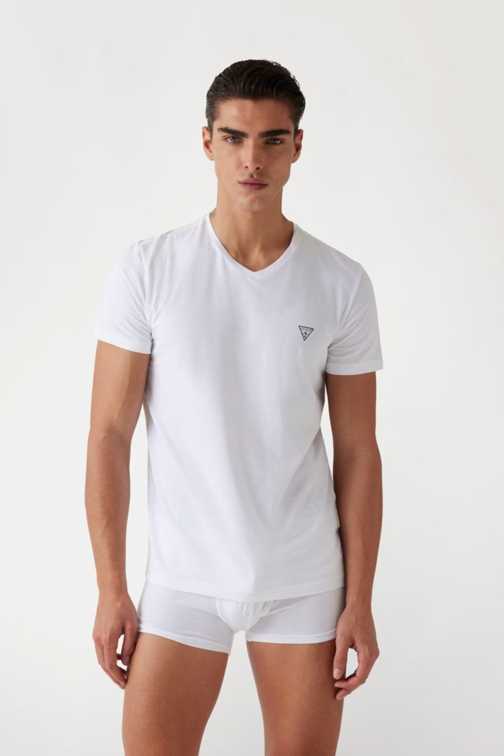 Tricou GUESS de Barbati IMBRACAMINTE GUESS Alb S 762610187442