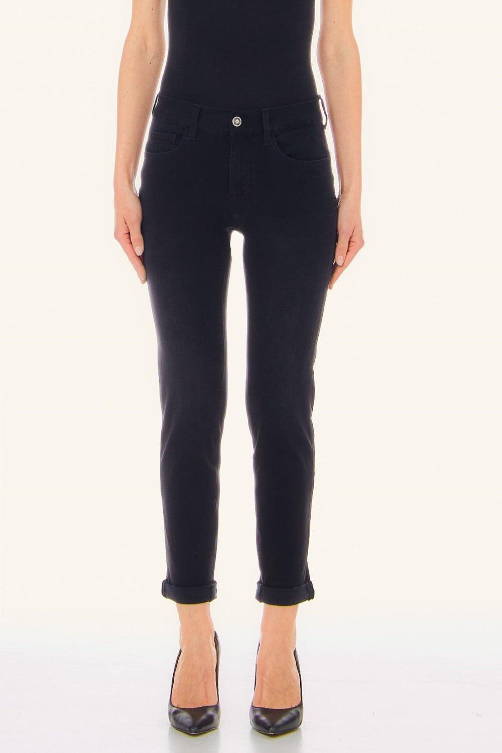 Pantaloni LIU JO denim IMBRACAMINTE LIU JO Negru 24 805494433560