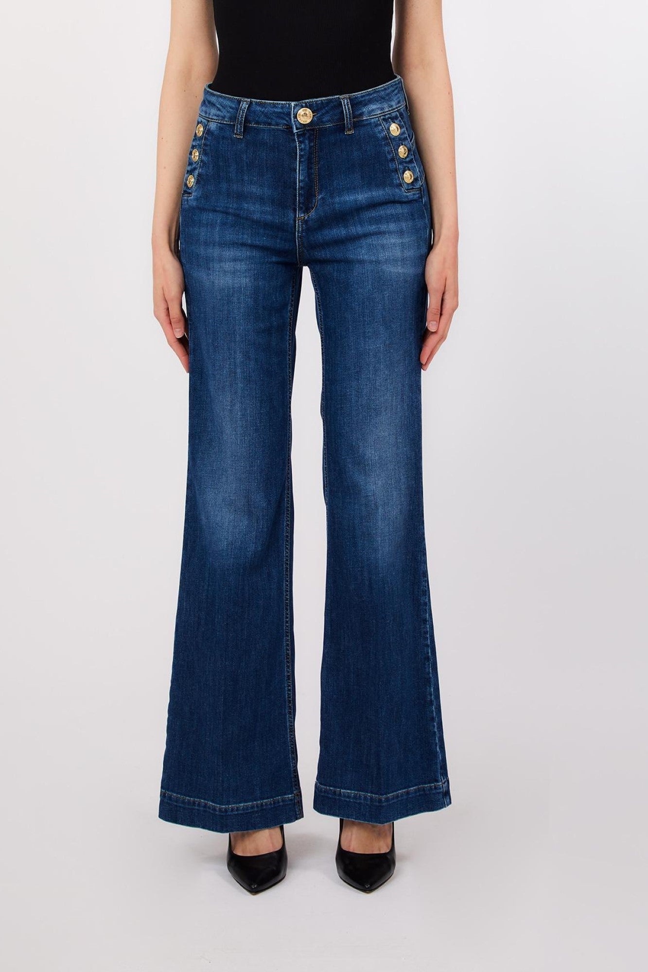 Pantaloni Denim LIU JO de Dama IMBRACAMINTE LIU JO Albastru 24 805952469352