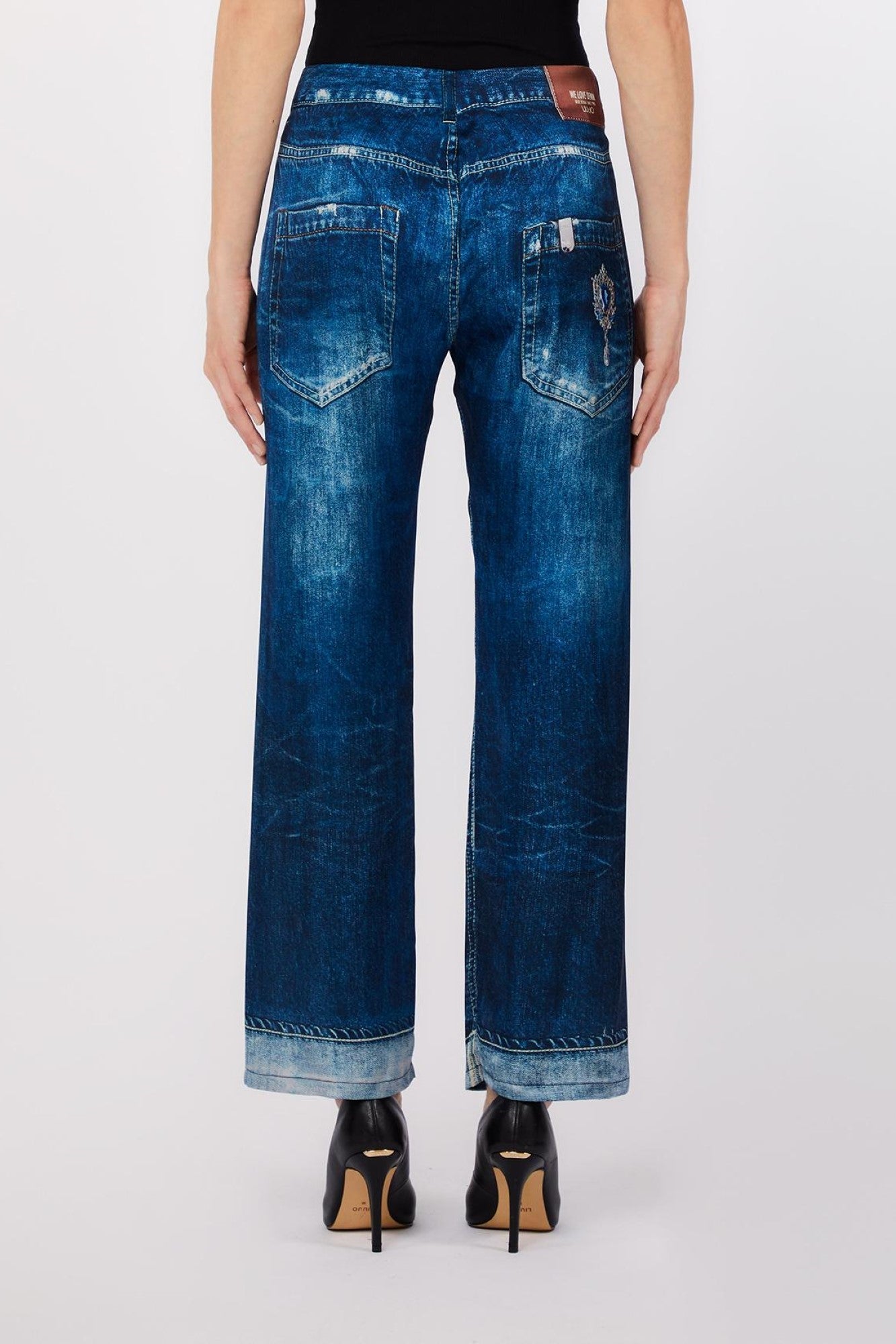 Pantaloni Denim LIU JO de Dama IMBRACAMINTE LIU JO