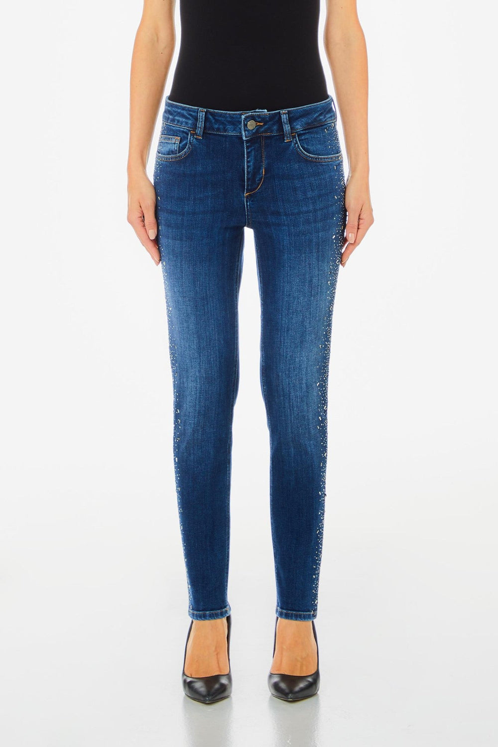 Pantaloni LIU JO de dama IMBRACAMINTE LIU JO Albastru 24 805494497730