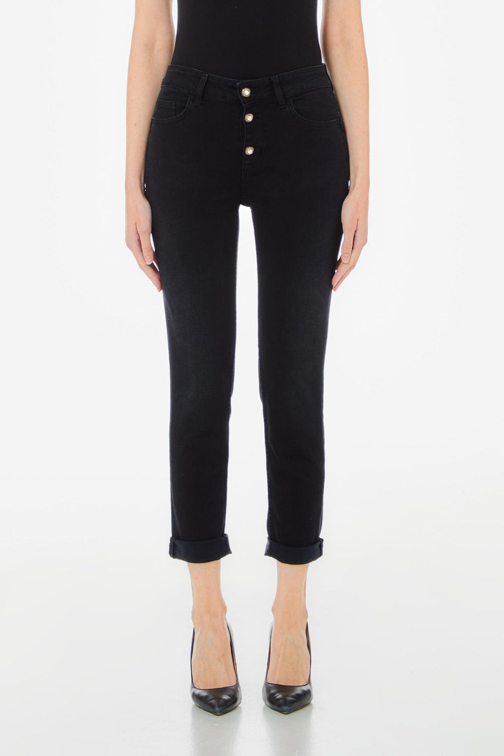 Pantaloni LIU JO de dama IMBRACAMINTE LIU JO Negru 24 805494497256