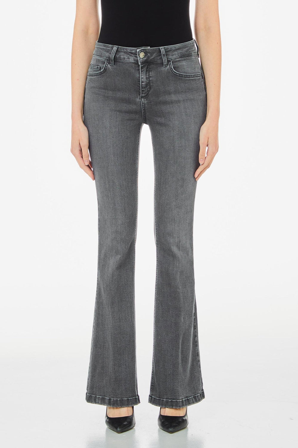 Pantaloni LIU JO de dama IMBRACAMINTE LIU JO Gri 24 805494497306