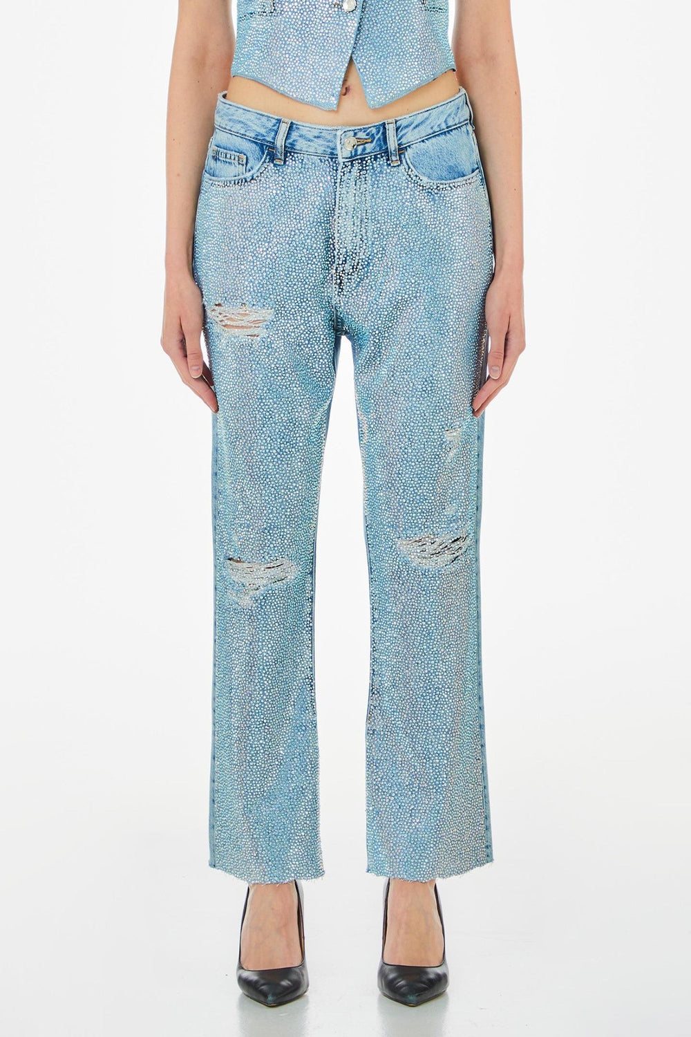 Pantaloni LIU JO de dama IMBRACAMINTE LIU JO Print 24 805494495414