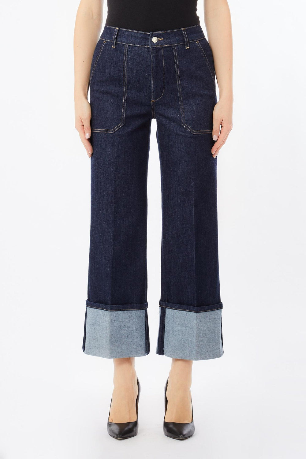 Pantaloni Denim LIU JO de Dama IMBRACAMINTE LIU JO Albastru 24 805952411685