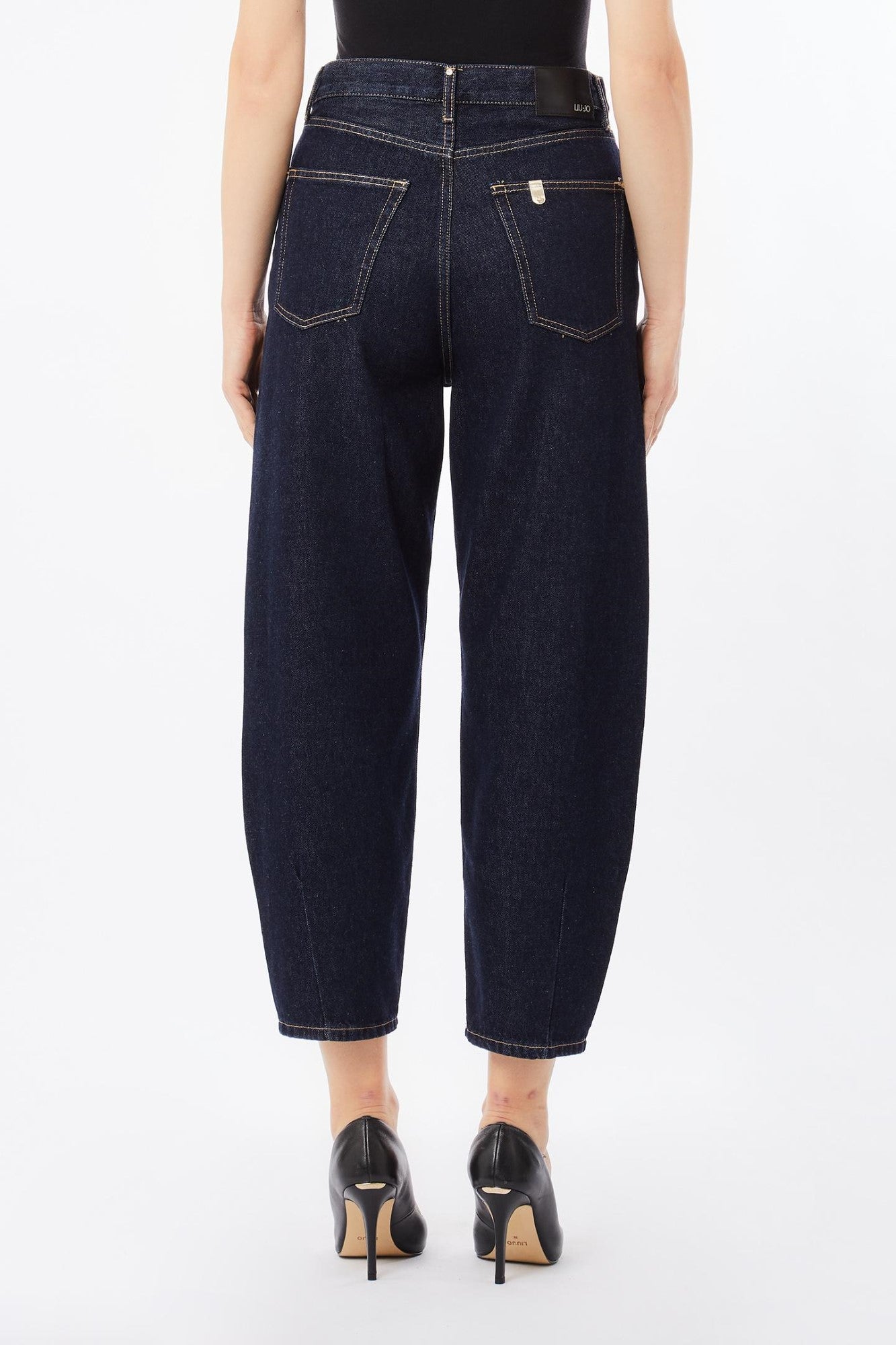 Pantaloni Denim Baggy LIU JO de Dama IMBRACAMINTE LIUJO