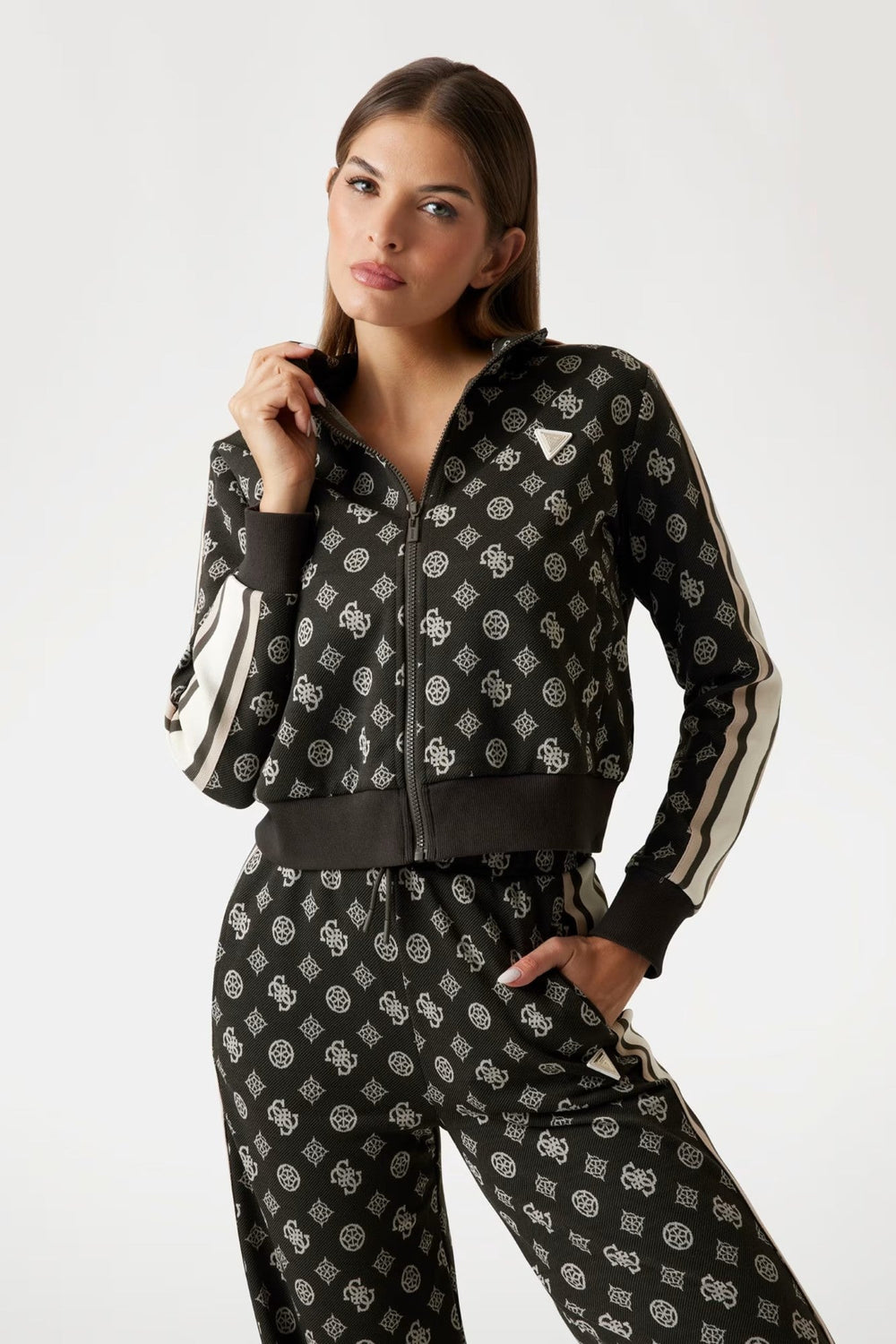 Jacheta GUESS de Dama IMBRACAMINTE GUESS Negru XS 762890702372