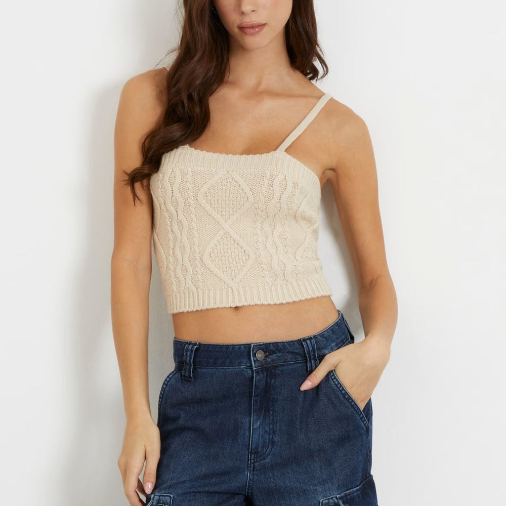 
                      
                        Top Guess De Dama Tricot Cu Barete Subtiri IMBRACAMINTE GUESS   
                      
                    