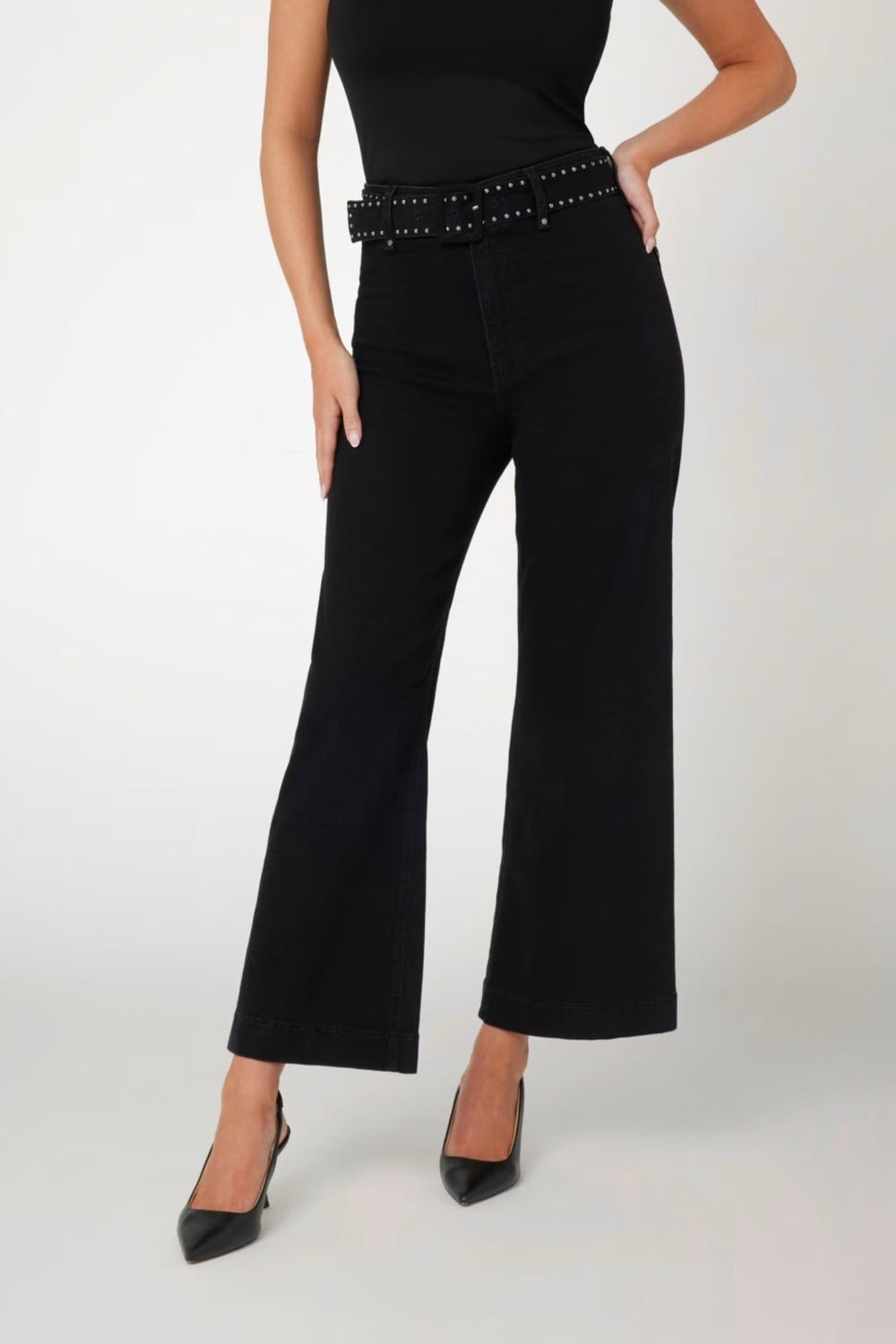 Pantaloni Denim Evazati GUESS IMBRACAMINTE GUESS Negru 24 762540826915