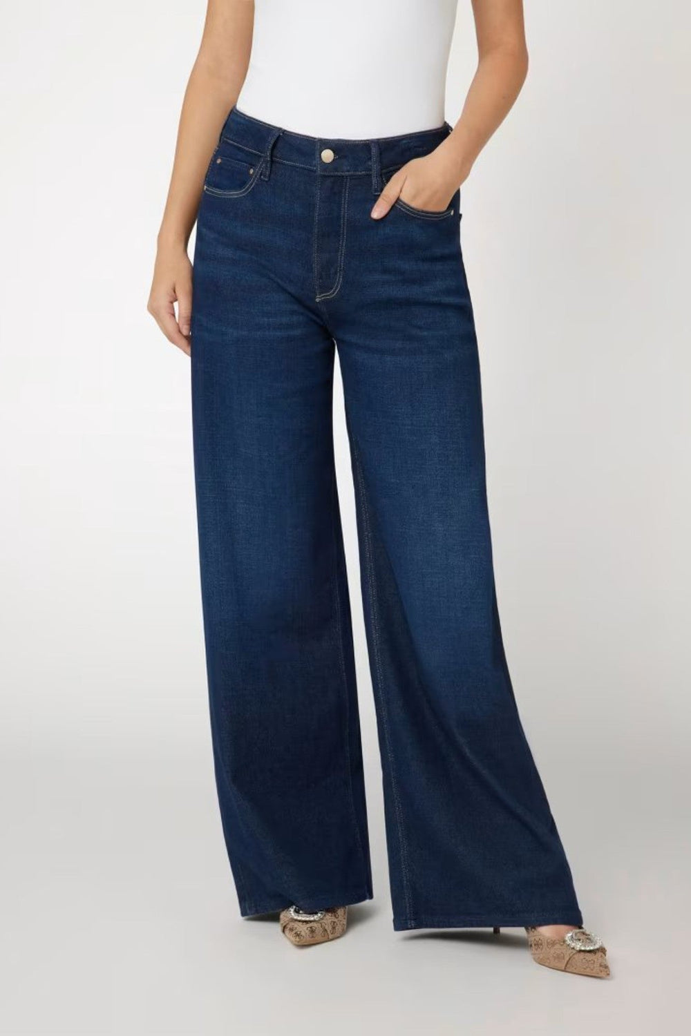 Pantaloni Denim GUESS de dama IMBRACAMINTE GUESS Albastru 24 762540883410