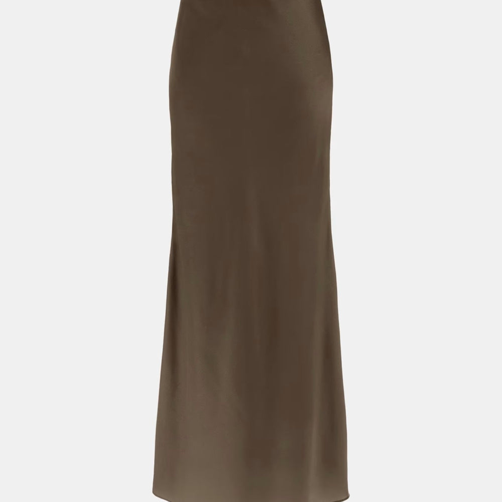 
                      
                        Fusta GUESS De Dama Lunga Din Satin Cu Talie Inalta IMBRACAMINTE GUESS   
                      
                    
