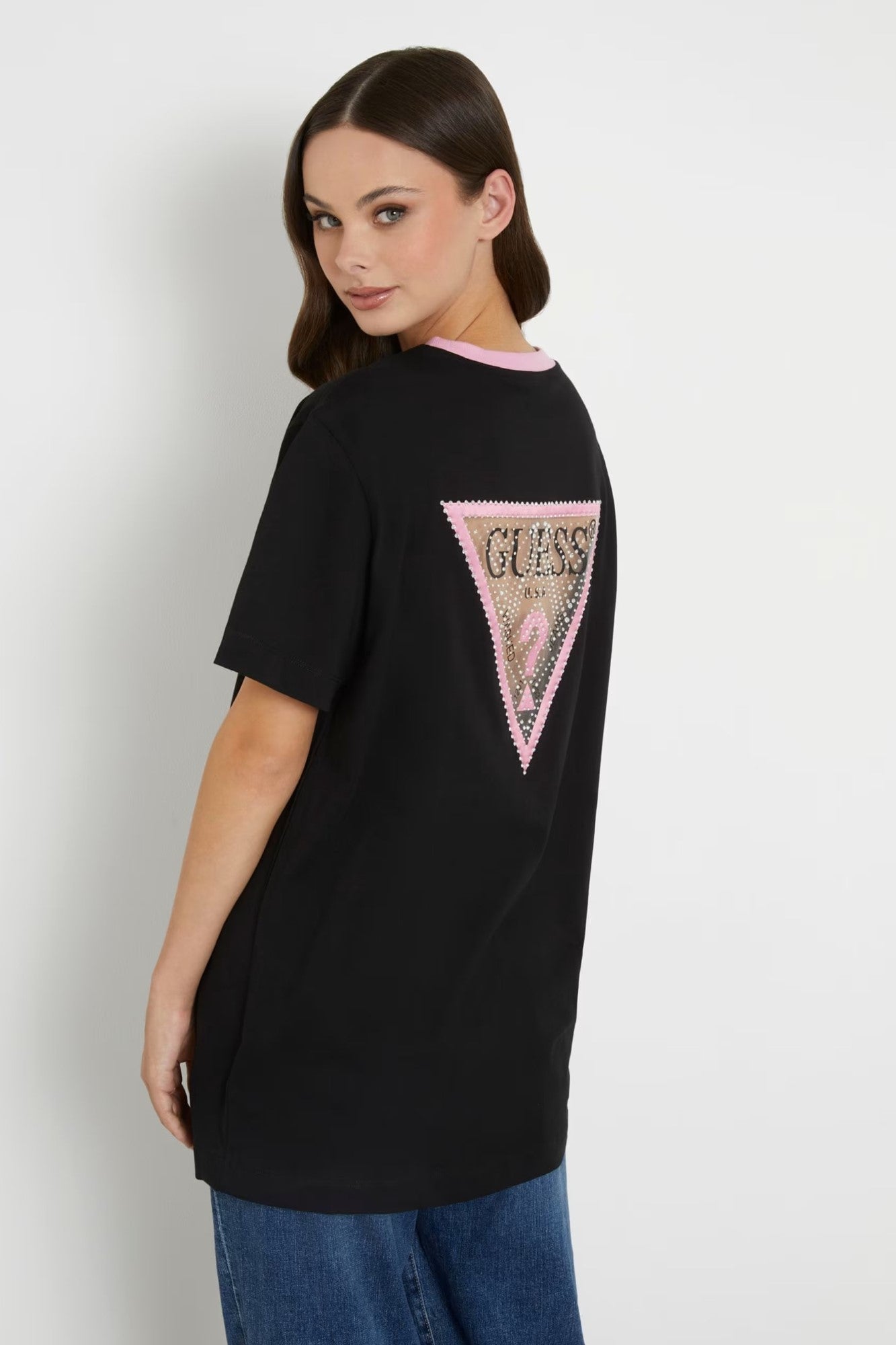 Tricou GUESS de dama IMBRACAMINTE GUESS Negru S 762610135052