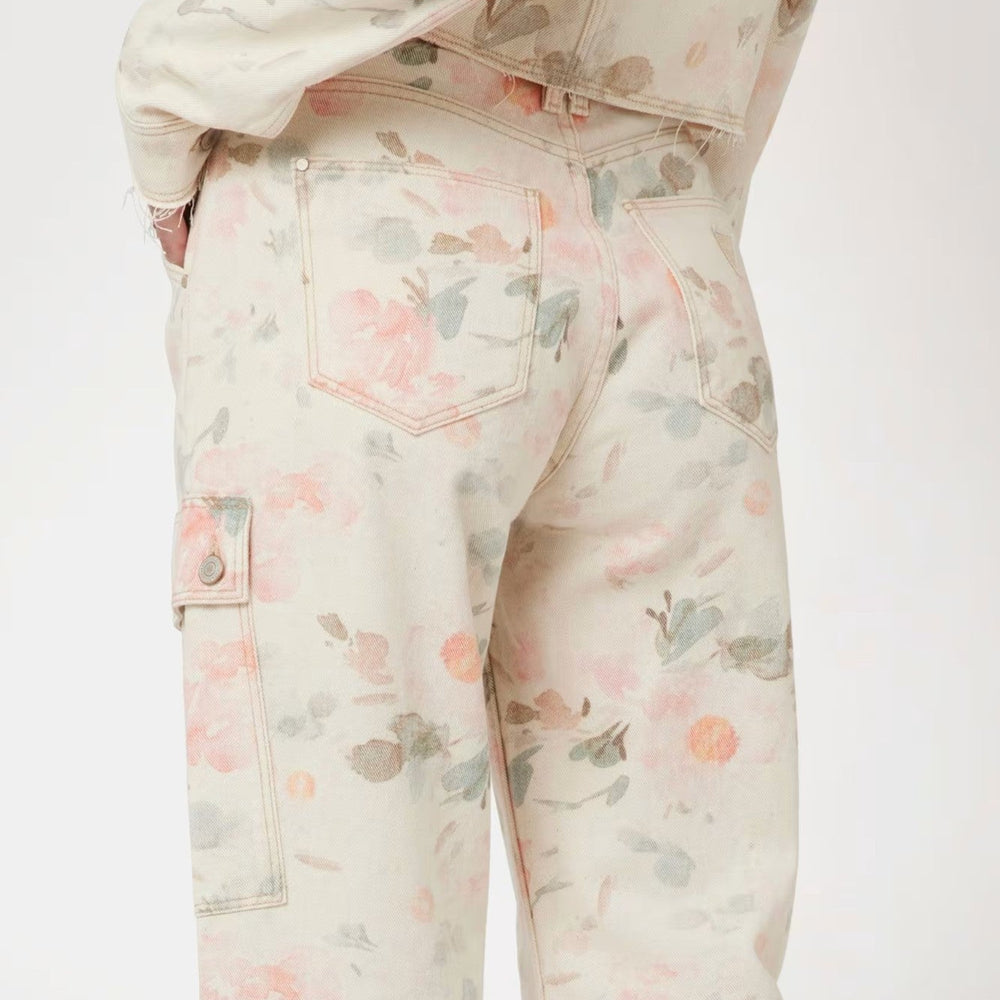 
                      
                        Pantaloni GUESS cu Print Floral IMBRACAMINTE GUESS   
                      
                    