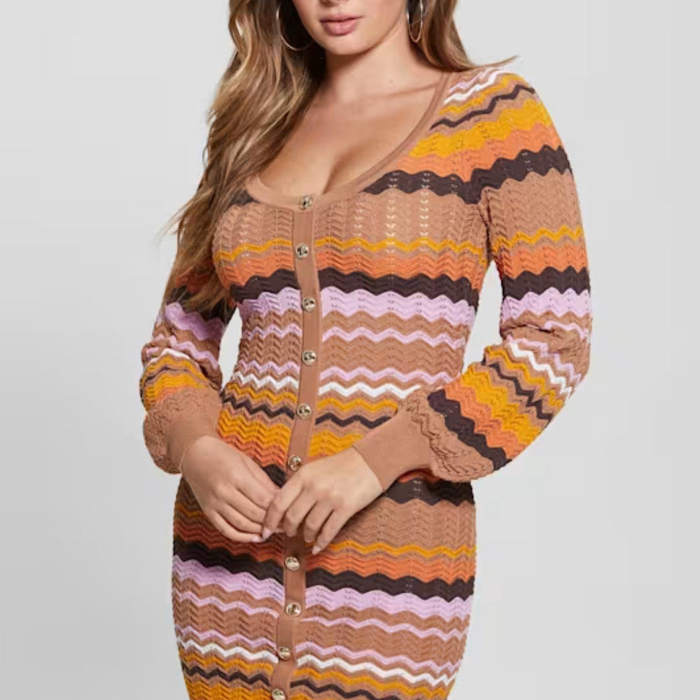 
                      
                        Rochie GUESS cu dungi multicolore si nasturi IMBRACAMINTE GUESS Multicolor XS 761839155406
                      
                    