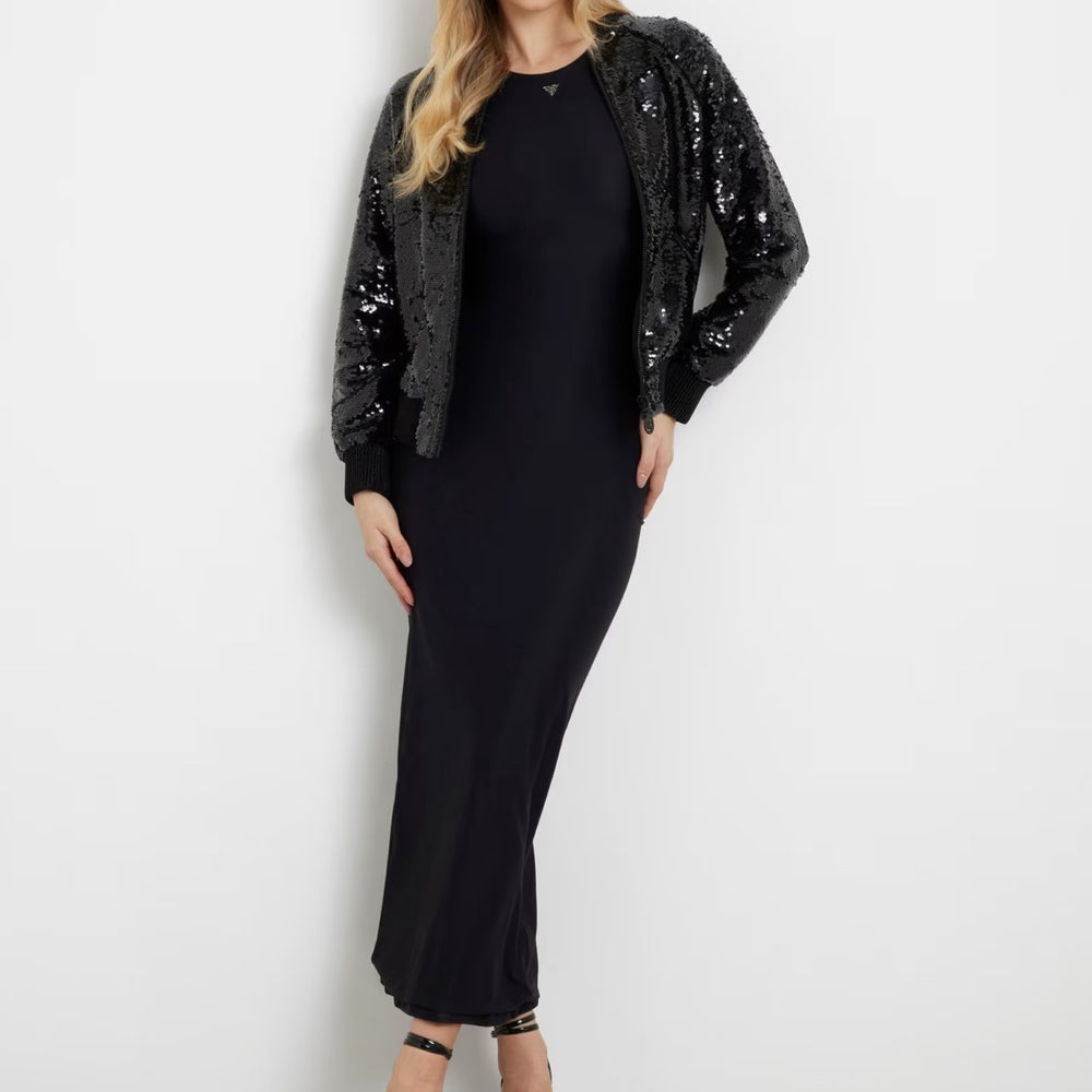 
                      
                        Geaca GUESS bomber neagra cu paiete stralucitoare IMBRACAMINTE GUESS   
                      
                    