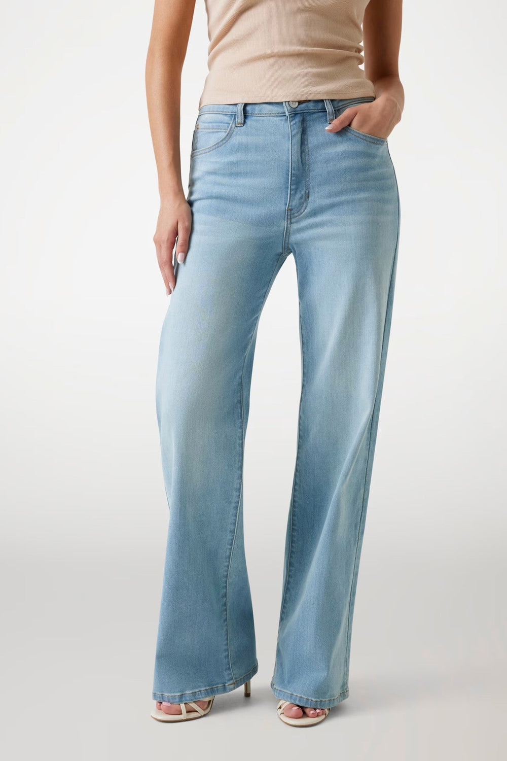 Pantaloni Denim GUESS de Dama IMBRACAMINTE GUESS Albastru 24 762890709885