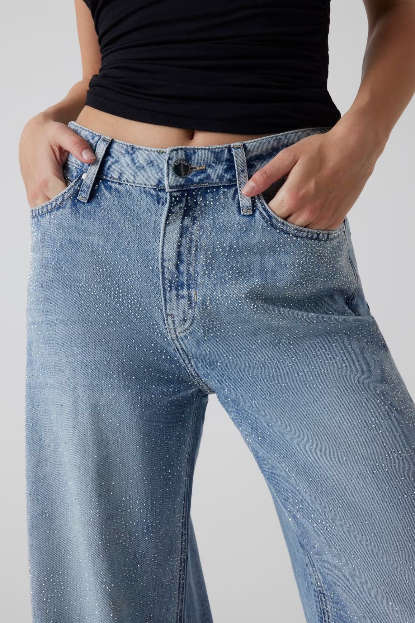 Pantaloni Denim GUESS de Dama W5YA82D5QKA – UnicBrands.ro