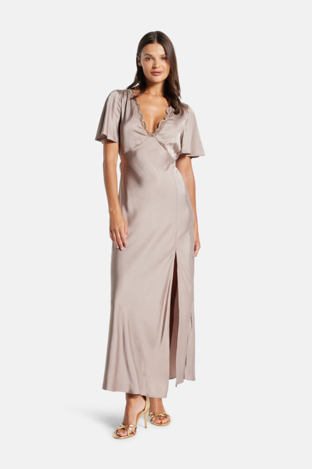 Rochie GUESS de Dama IMBRACAMINTE GUESS Bej XS 762890716954