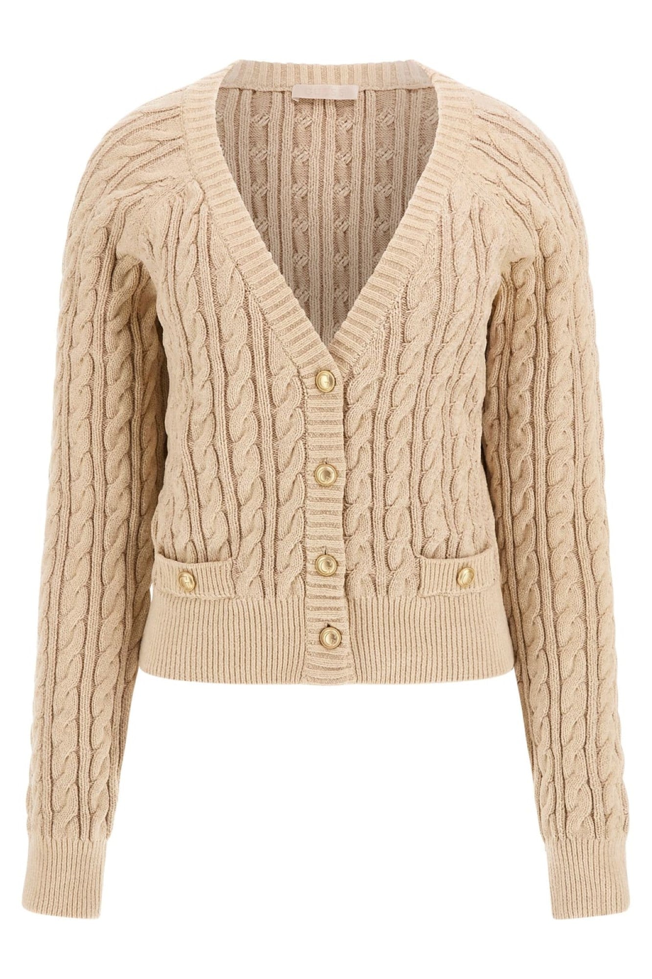 Cardigan GUESS de Dama IMBRACAMINTE GUESS Bej XS 762890700606