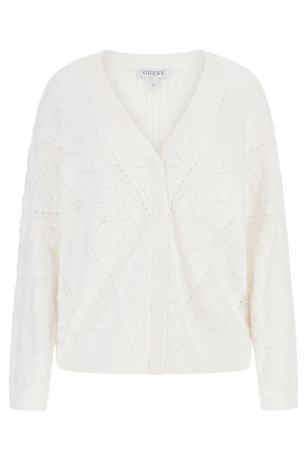 Cardigan GUESS de Dama IMBRACAMINTE GUESS Alb XS 762890708147
