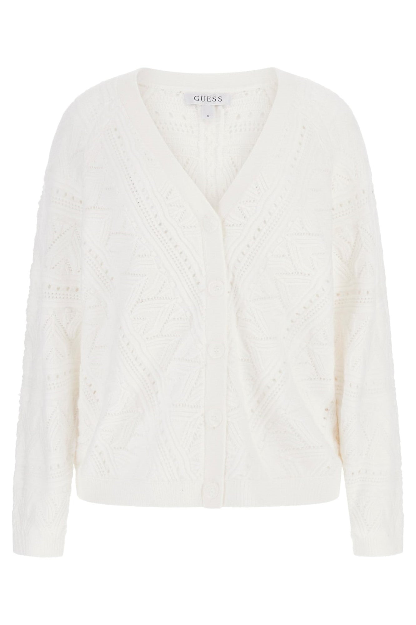Cardigan GUESS de Dama IMBRACAMINTE GUESS Alb XS 762890708147