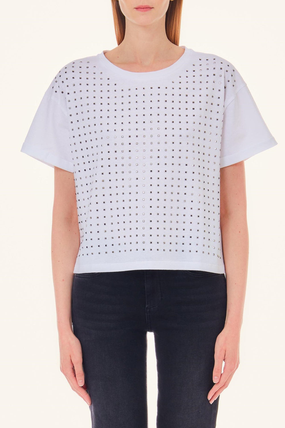 Tricou LIU JO cu model IMBRACAMINTE LIU JO Alb XS 805494429457