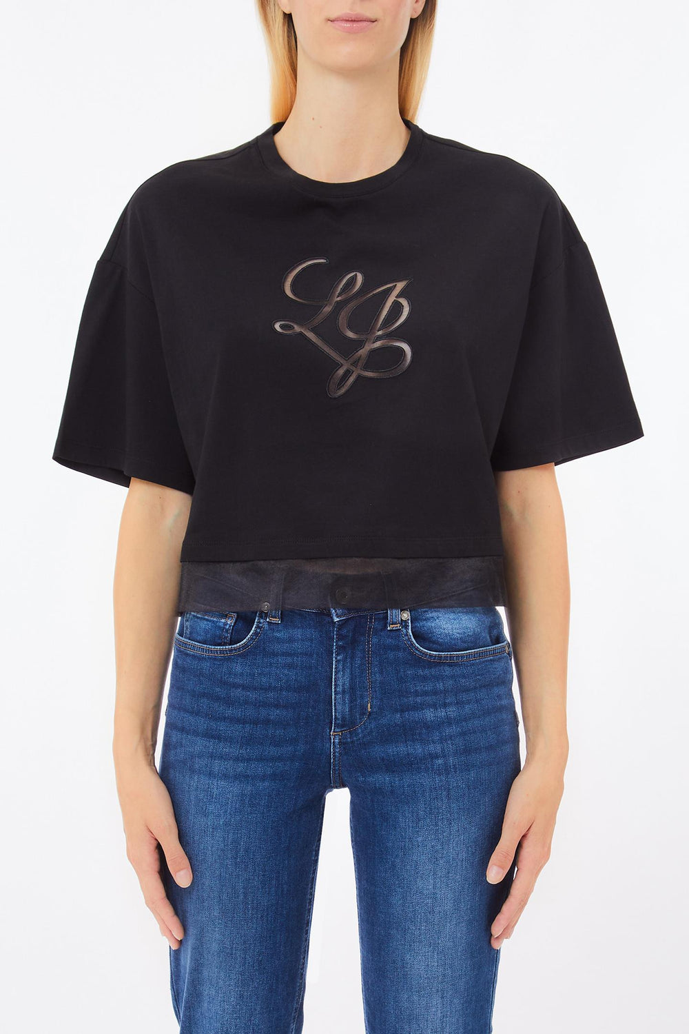 Tricou LIU JO de Dama IMBRACAMINTE LIU JO Negru XS 805625569939