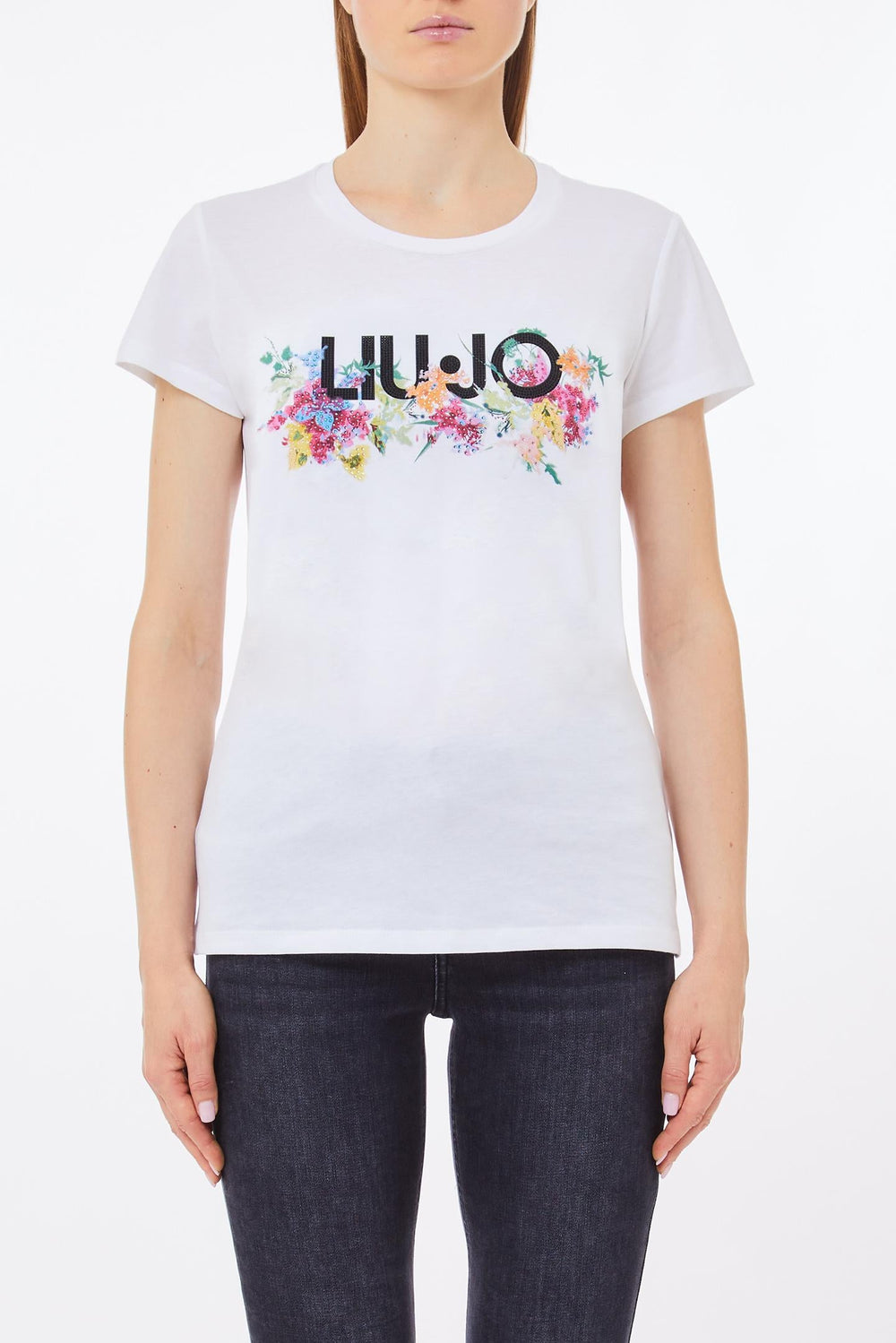 Tricou LIU JO de Dama IMBRACAMINTE LIU JO Alb XS 805625575640