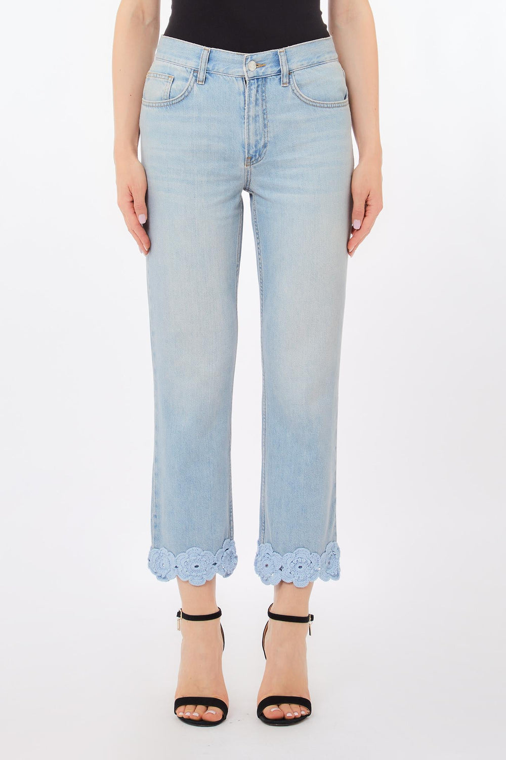 Pantaloni Denim LIU JO de Dama IMBRACAMINTE LIU JO Albastru 24 805625573230