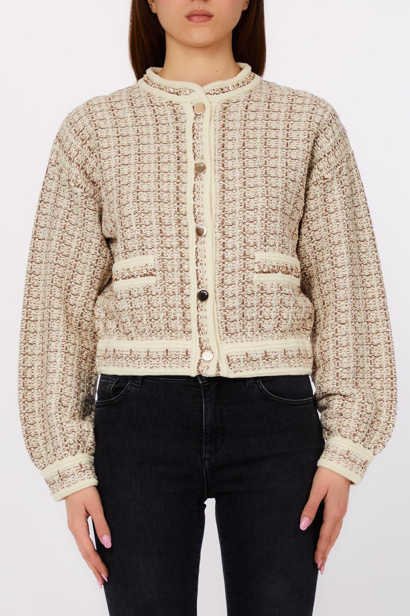 Geaca LIU JO de dama IMBRACAMINTE LIU JO Bej XS 805952471006