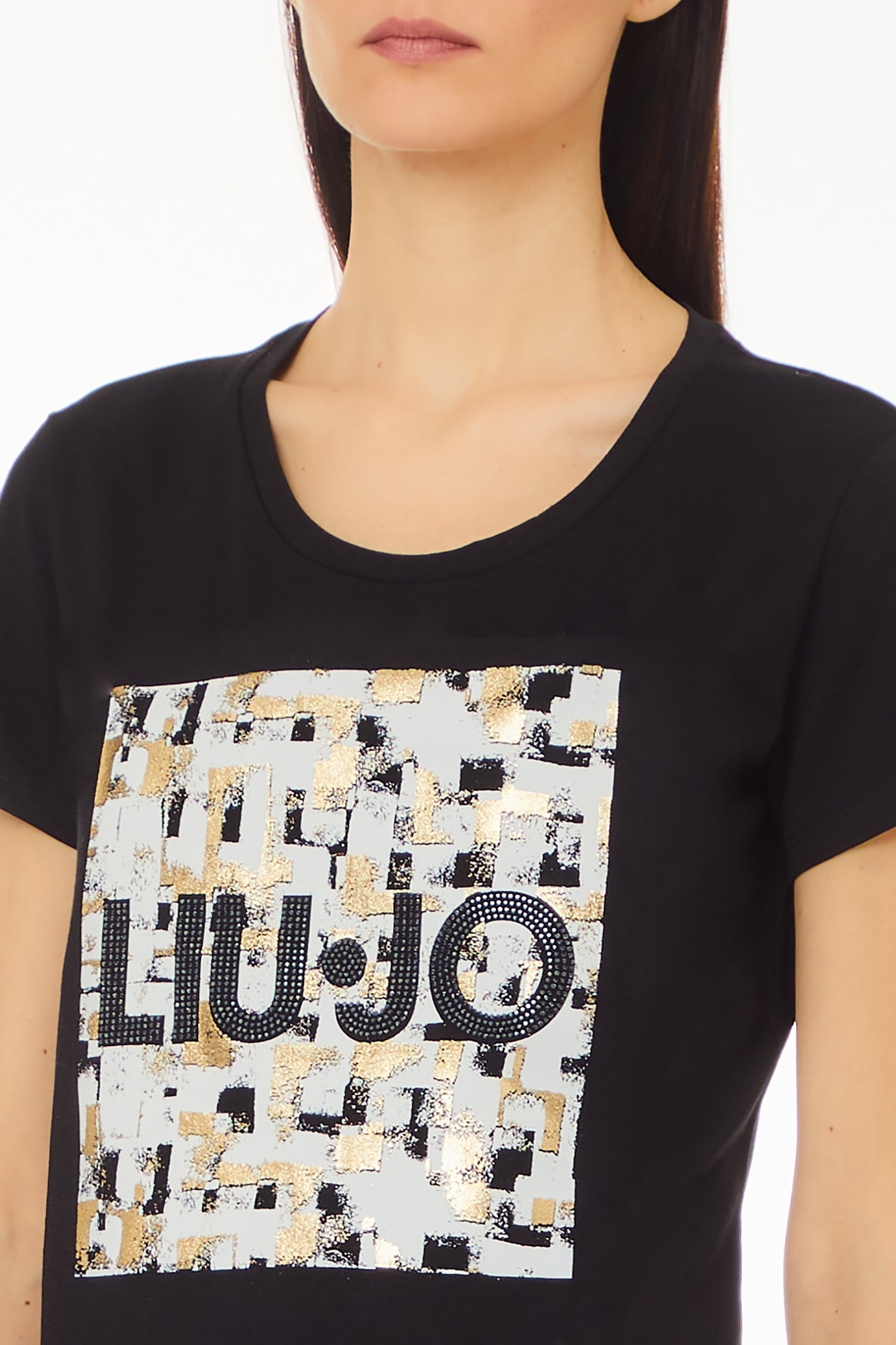 Tricou LIU JO cu Logo de Dama IMBRACAMINTE LIU JO   