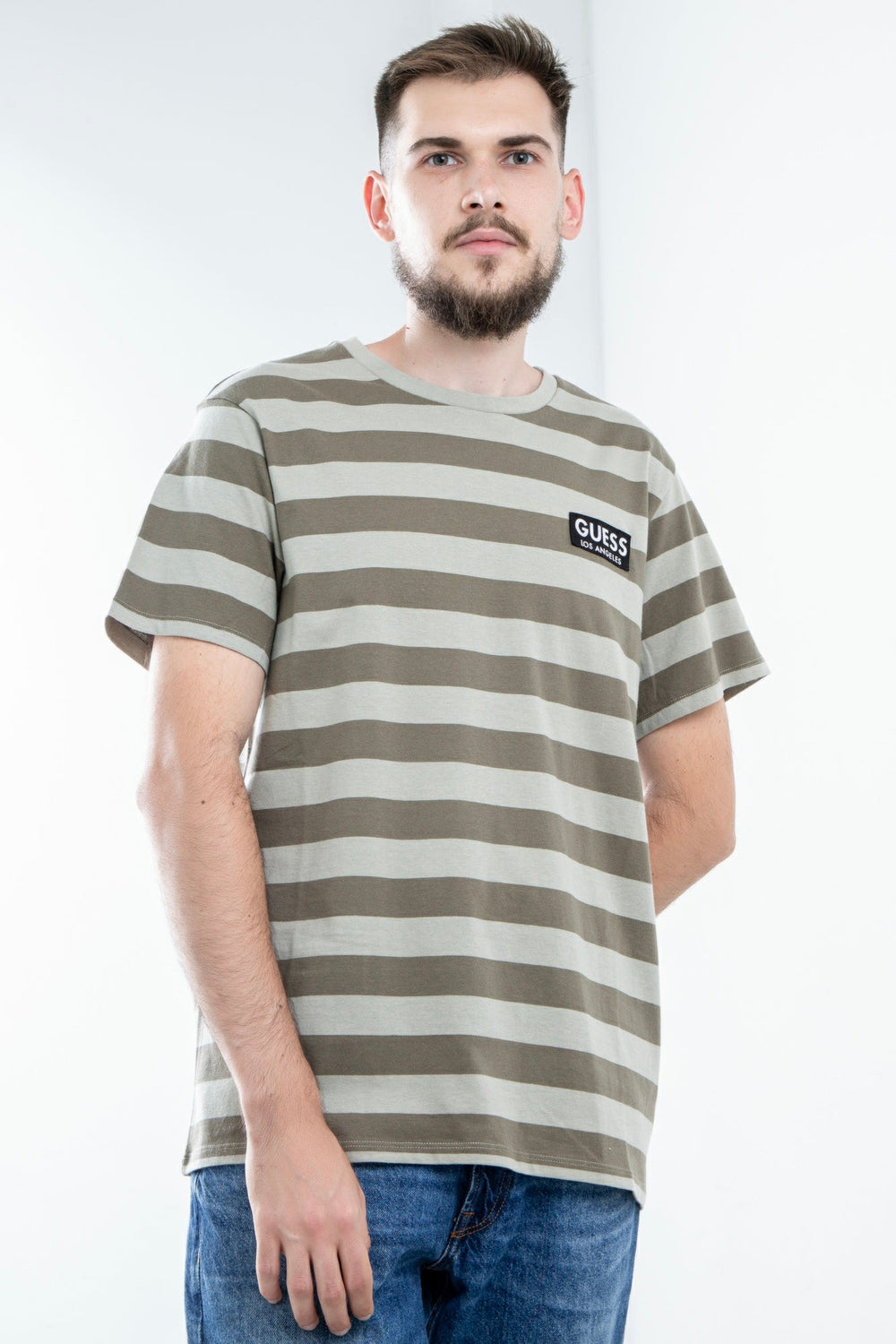 Tricou GUESS cu logo IMBRACAMINTE GUESS Verde XS 762610191349