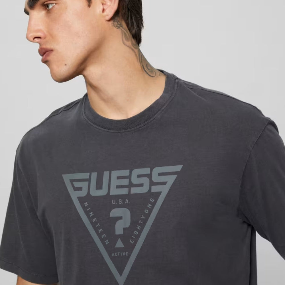 
                      
                        Tricou GUESS casual cu logo triunghiular IMBRACAMINTE GUESS   
                      
                    
