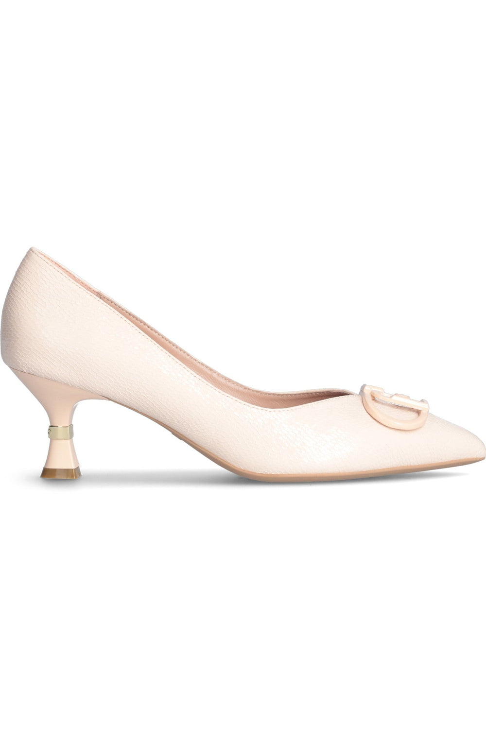 Pantofi LIU JO de dama stiletto cu detaliu auriu INCALTAMINTE LIU JO Bej 36 805969699407