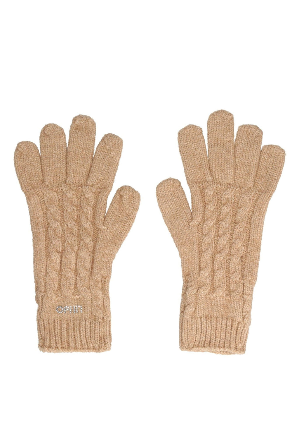 Manusi Dama LIU JO cu imprimeu cu strasuri ACCESORII DIVERSE LIU JO Bej ONE 8055130691705