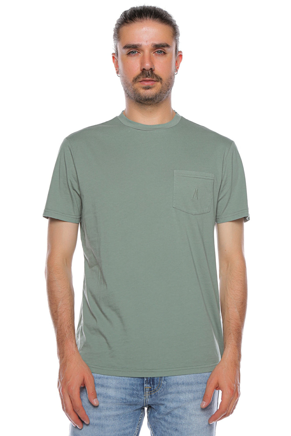 Tricou lejer MARCIANO by GUESS din bumbac TRICOURI MARCIANO Kaki S 7621701976390
