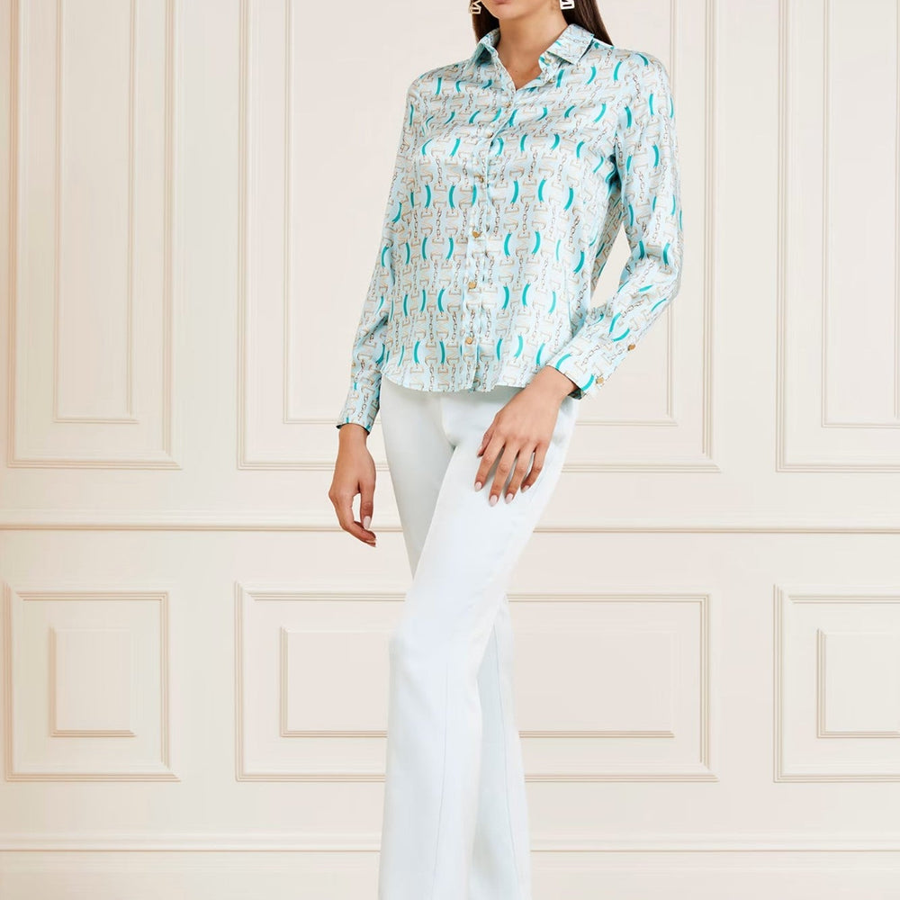
                      
                        Camasa Dama MARCIANO by GUESS cu logo print CAMASI MARCIANO   
                      
                    