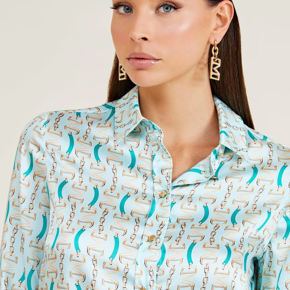 
                      
                        Camasa Dama MARCIANO by GUESS cu logo print CAMASI MARCIANO   
                      
                    