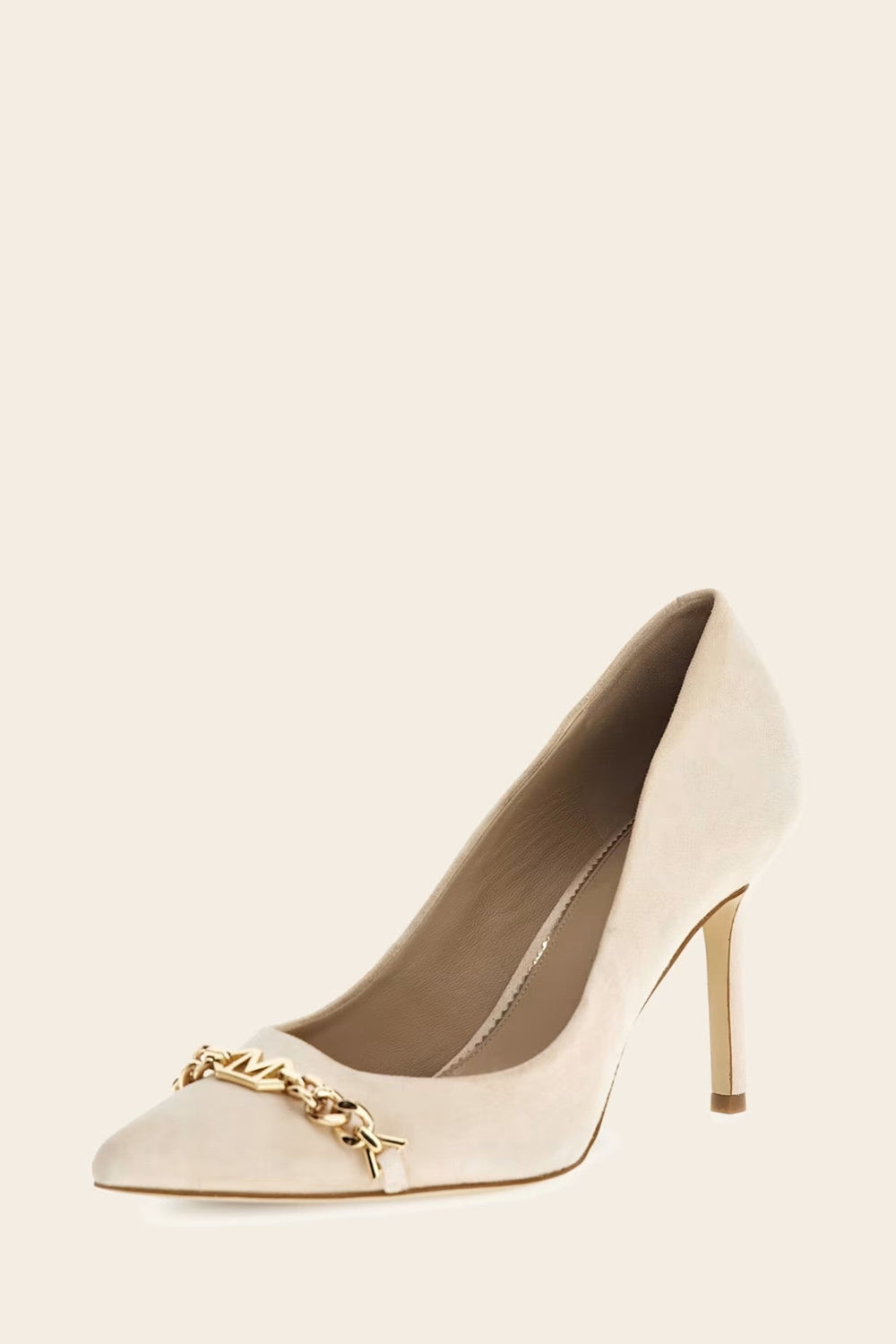 Pantofi Dama MARCIANO by GUESS din piele cu acesoriu metalic PANTOFI MARCIANO Bej 35 7622336042429