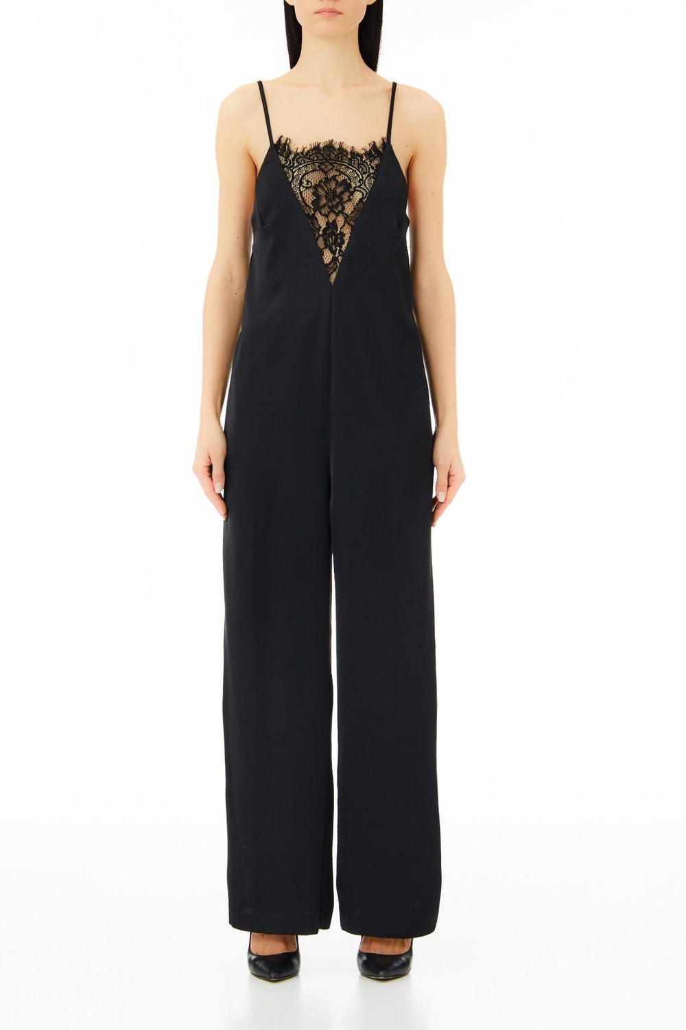 Salopeta Dama LIU JO cu pantaloni lungi IMBRACAMINTE LIU JO Negru XS 8054944148344
