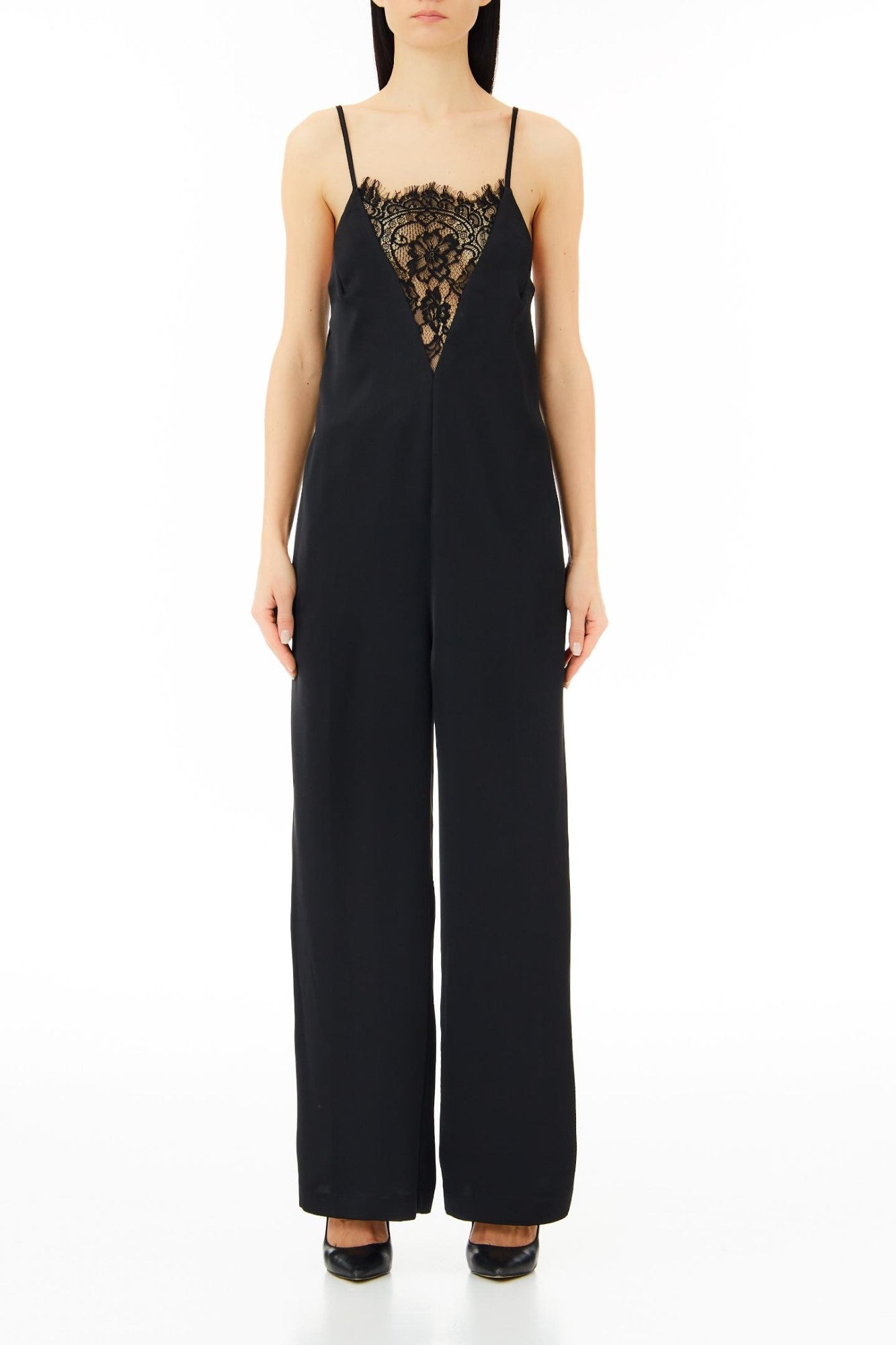Salopeta Dama LIU JO cu pantaloni lungi IMBRACAMINTE LIU JO Negru XS 8054944148344
