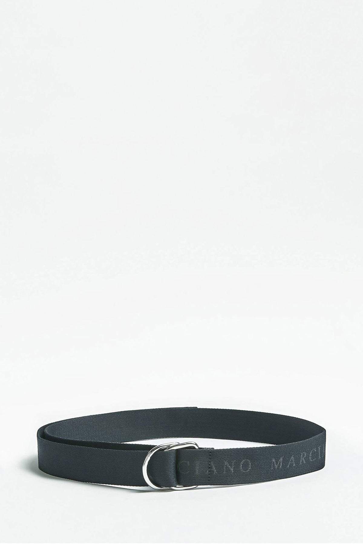 Curea MARCIANO By GUESS cu inscriptie si catarama metalica CURELE GUESS   