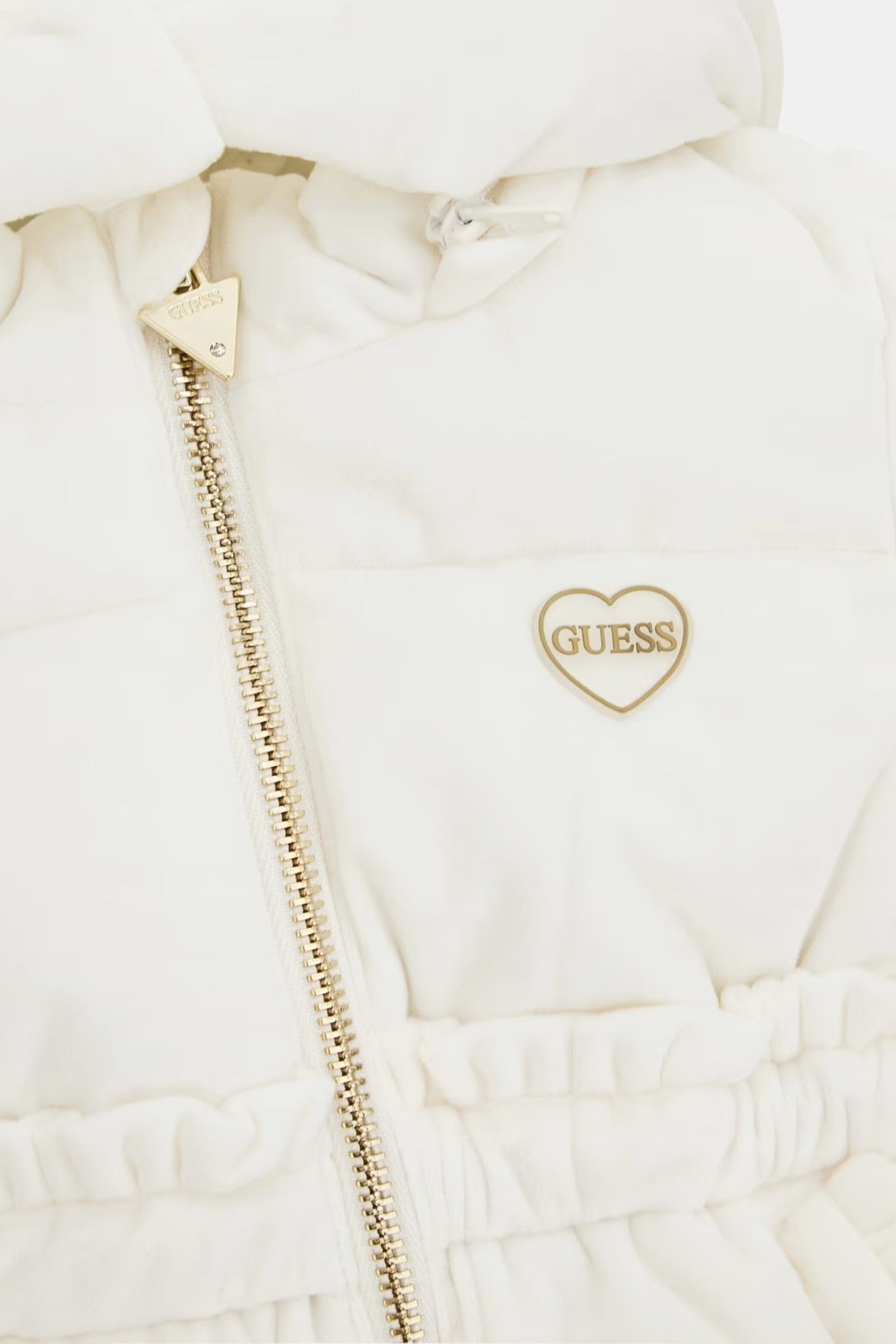 Geaca GUESS KIDS cu logo in forma de inima IMBRACAMINTE GUESS KIDS   