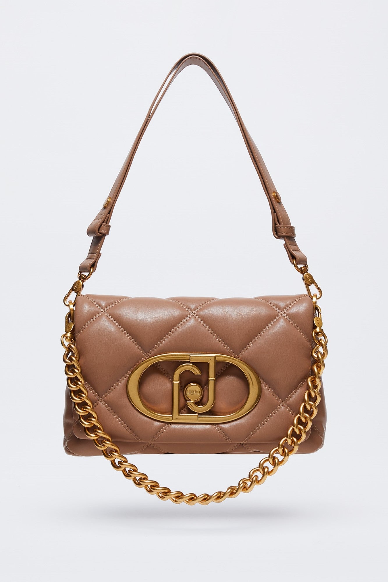 Geanta LIU JO De Dama Crossbody Cu Logo Frontal si Bareta Metalica GENTI LIU JO Maro ONE 805494451568