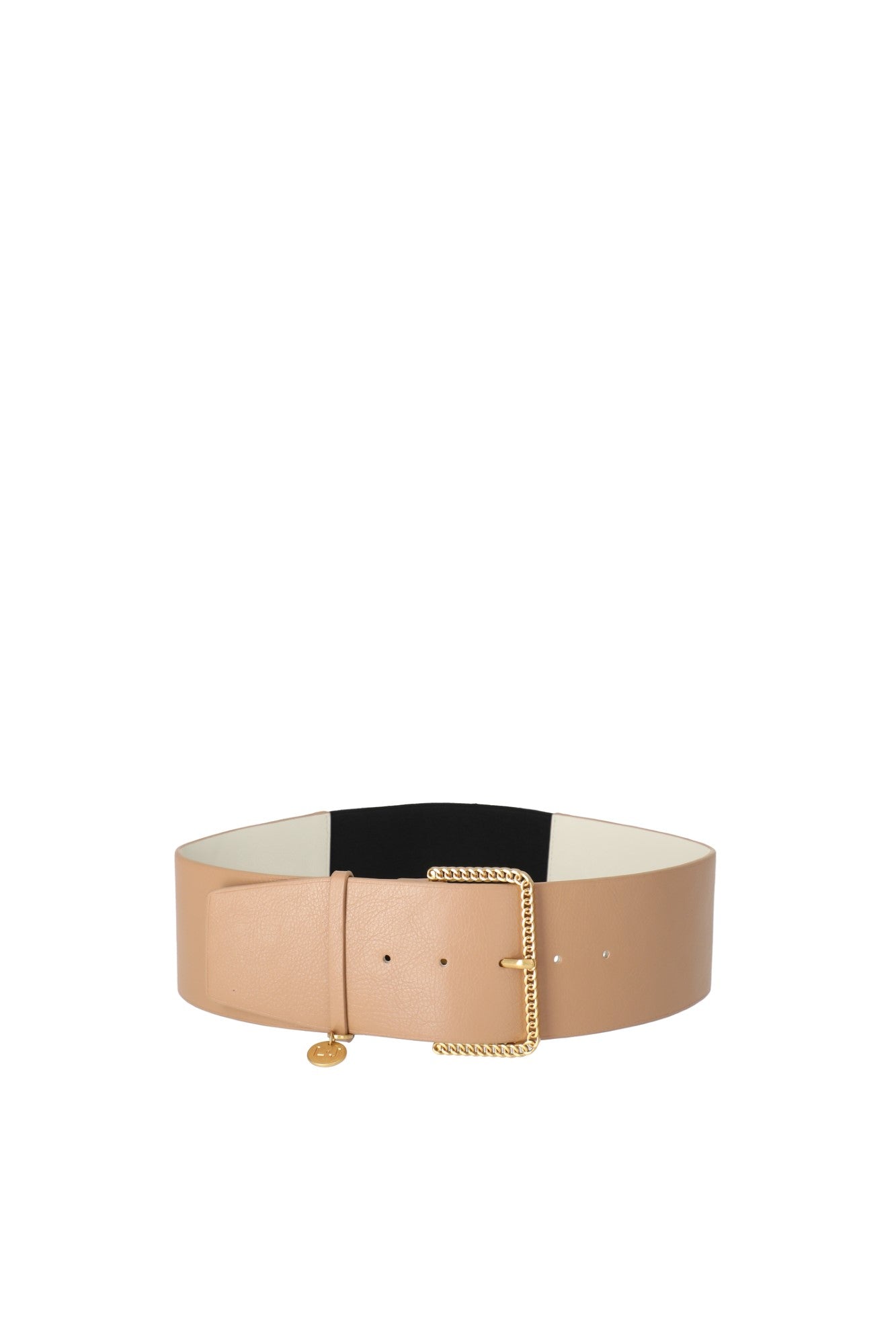 Curea Dama LIU JO cu catarama patrata ACCESORII LIU JO Bej XXS 8055130695482