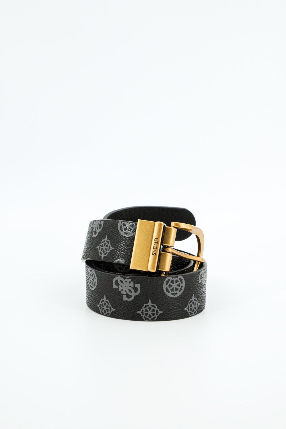 Curea GUESS cu catarama aurie CURELE GUESS Negru XS 7621701034823