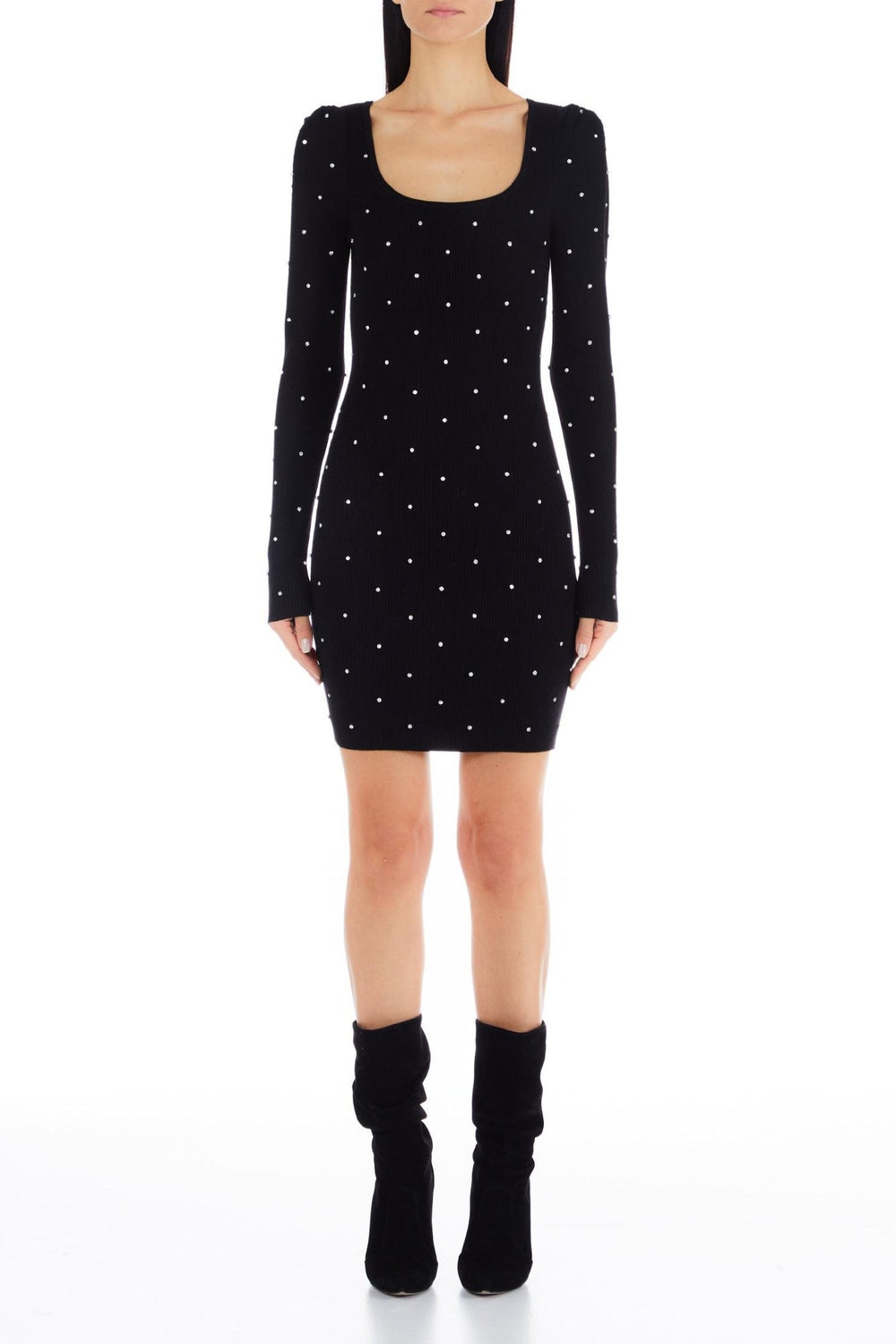 Rochie Dama LIU JO cu strasuri ROCHII LIU JO Negru XS 8055130719287