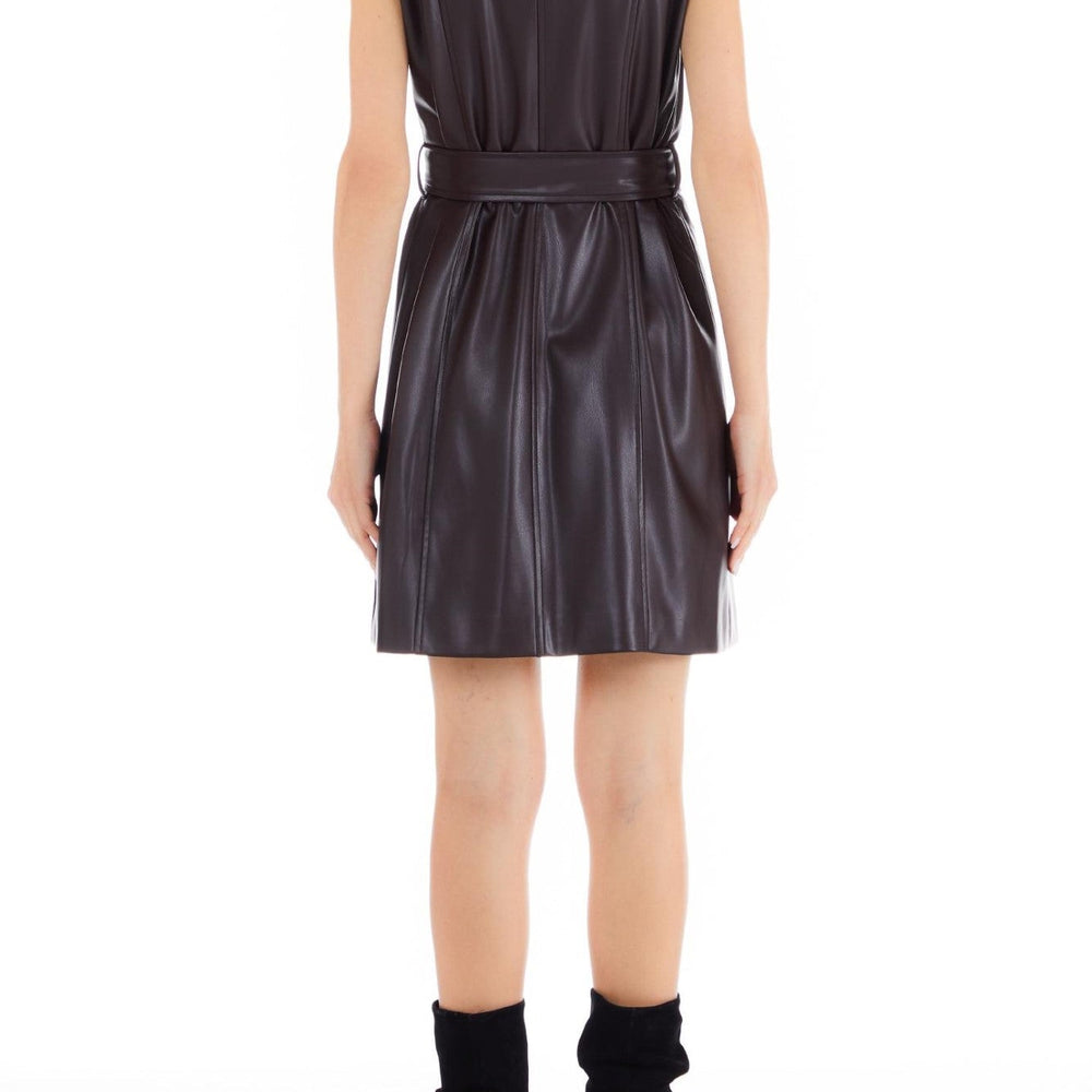 
                      
                        Rochie LIU JO de dama  din piele ecologica  accesorizata cu cordon in talie IMBRACAMINTE LIU JO   
                      
                    