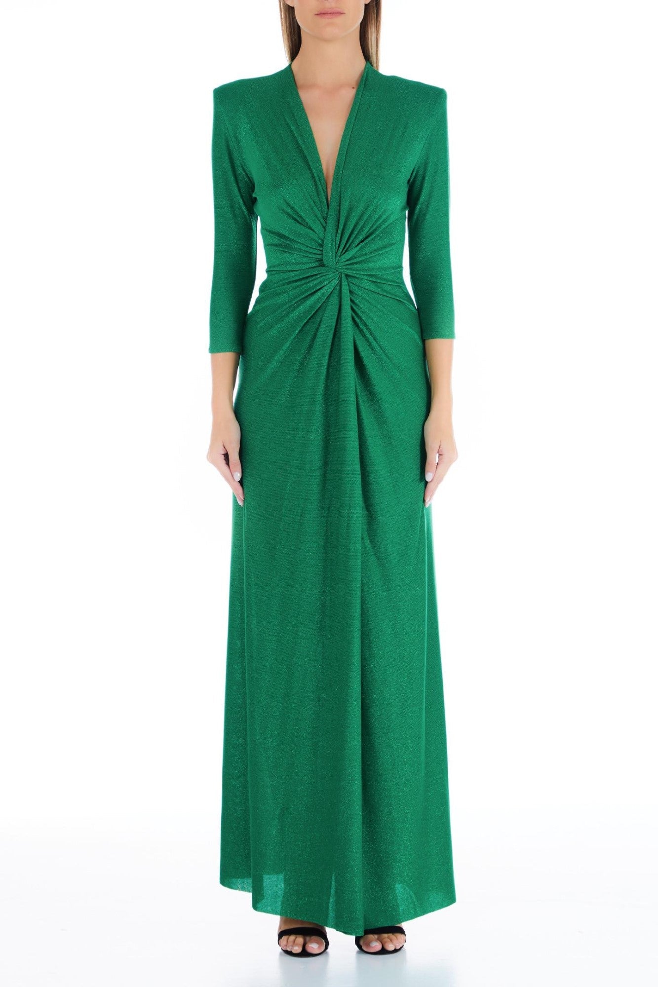 Rochie Dama LIU JO lunga cu maneci ROCHII LIU JO Verde 38 8055130830678